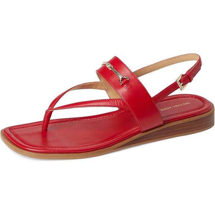 (取寄) マイケルコース レディース レナ サンダル MICHAEL Michael Kors women Lena Sandal Crimson Michael Kors レディース Lena サンダル MICHAEL KORS P最大21倍8/29