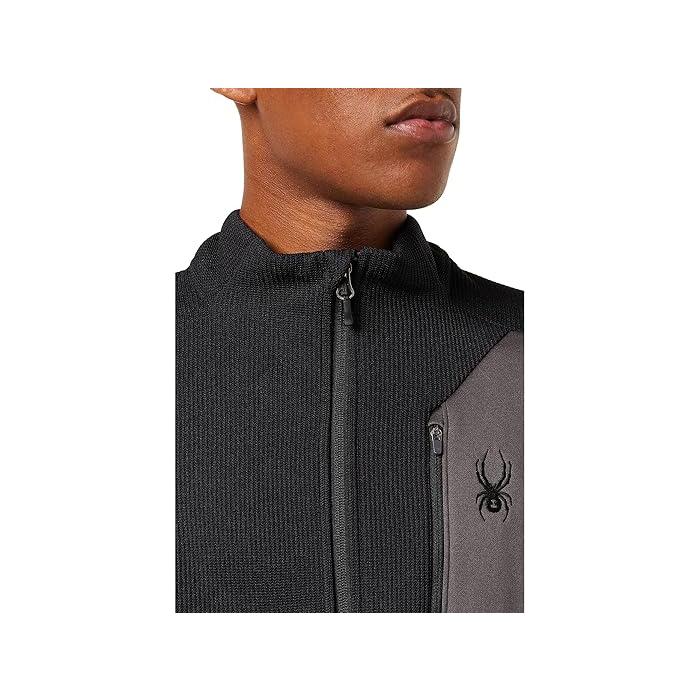 (取寄) スパイダー メンズ バンディット ジャケット Spyder men Spyder Bandit Jacket Black スパイダー P最大12倍12/30限定 (取寄) メンズ バンディット