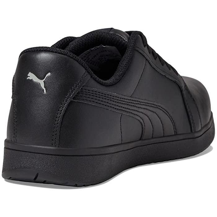 (取寄) プーマ セーフティー メンズ アイコニック レザー ロー ASTM SD PUMA Safety men Iconic Leather Low ASTM SD Black/Black PUMA SAFETY P最大17倍1/1限定 (取寄) プーマ セーフティー メンズ