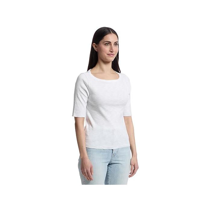 (取寄) リラ P レディース エルボー スリーブ ボートネック Lilla P women Elbow Sleeve Boatneck White P最大17倍1/1限定 (取寄) リラ P レディース エルボー スリーブ ボート