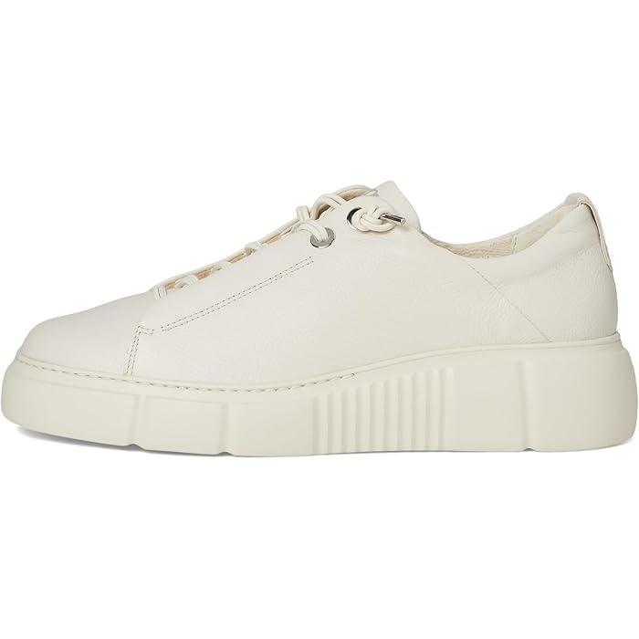 (取寄) ポールグリーン レディース アビー スニーカー Paul Green women Abbey Sneakers White Leather 取寄) ポールグリーン レディース アビー スニーカー Paul Green women