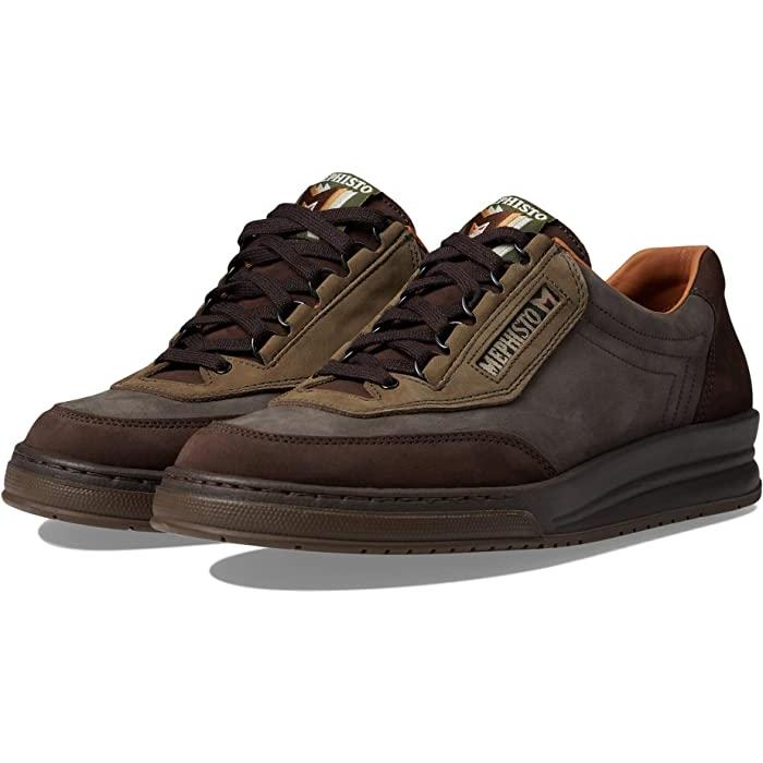 取寄) メフィスト メンズ マッチ Mephisto men Match Brown Combo  