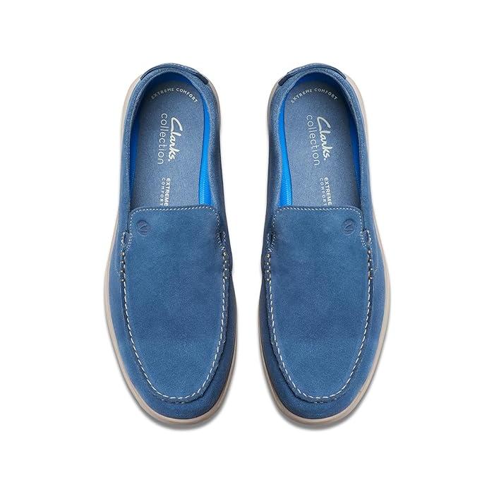 (取寄) クラークス メンズ シューズ 靴 ステップ Clarks men Flexway Step Light Blue Suede｜jetrag｜02