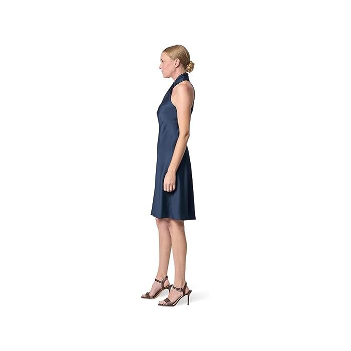 (取寄) ローレン ラルフローレン レディース シャルムーズ ホルター カクテル ドレス Lauren Ralph Lauren women Charmeuse Halter Cocktail Dress Shadow Navy LAUREN RALPH LAUREN（ローレン ラルフローレン） (取寄) ローレン