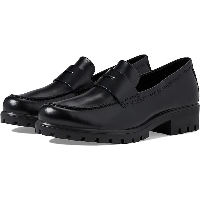 (取寄) エコー レディース モッドトレー ペニー ローファー ECCO women ECCO Modtray Penny Loafer Black Leather ecco（エコー） (取寄) レディース モッドトレー ペニー ローファー