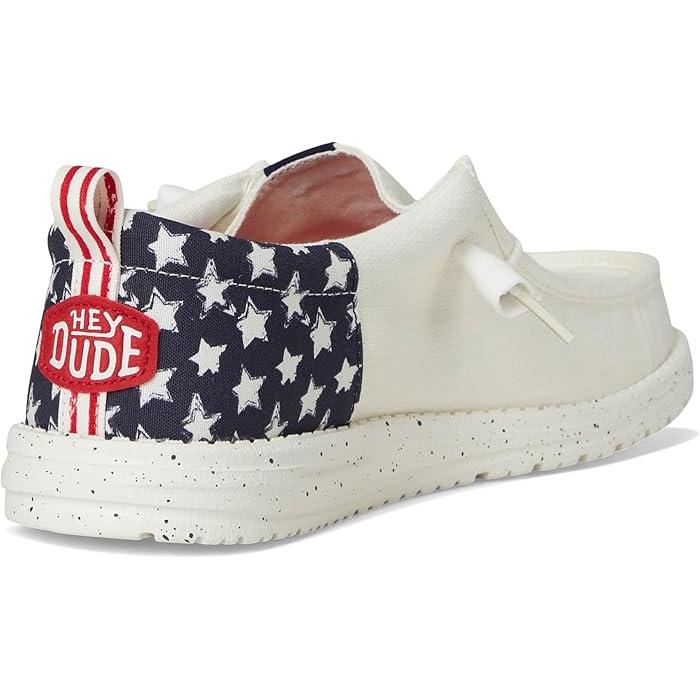 (取寄) ヘイ デュード メンズ ウォーリー ファンク アメリカーナ スターズ Hey Dude men Wally Funk Americana Stars White/Navy Blazer P最大17倍1/1限定 (取寄) ヘイ デュード メンズ ウォーリー ファンク