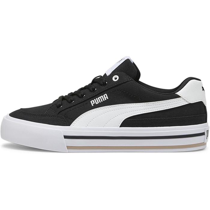 (取寄) プーマ メンズ コート クラシック バルク シューズ PUMA men Court Classic Vulc Shoes Puma Black/Puma White PUMA（プーマ） (取寄) メンズ コート クラシック バルク シューズ