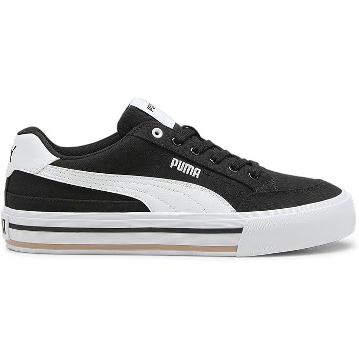(取寄) プーマ メンズ コート クラシック バルク シューズ PUMA men Court Classic Vulc Shoes Ice Coffee/Black/Mountain Blue PUMA（プーマ） (取寄) メンズ コート クラシック バルク シューズ