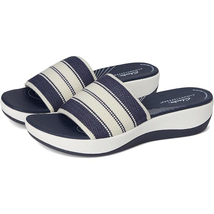 (取寄) クラークス レディース アーラ ホリス Clarks women Arla Hollis Navy Combi Textile Clarks（クラークス） P最大17倍1/1限定 (取寄) サンダル レディース