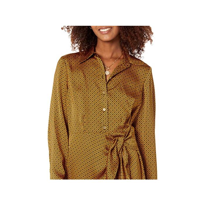 取寄) マイケルコース レディース ボタンダウン タイ ドレス MICHAEL  