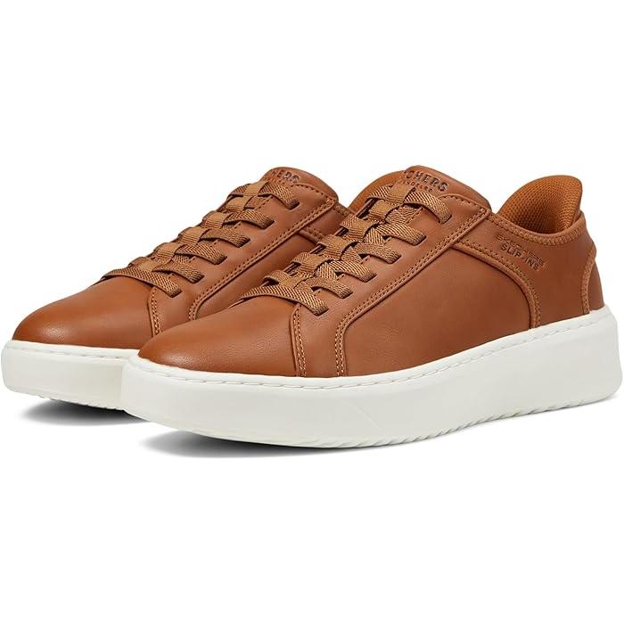 (取寄) スケッチャーズ メンズ コート ブレーク - ダブル ベンティッド ハンズ フリー スリップ-インス SKECHERS men SKECHERS Court Break - Double Vented Hands Free Slip-Ins Cognac SKECHERS（スケッチャーズ） (取寄) メンズ コート ブレーク - ダブル