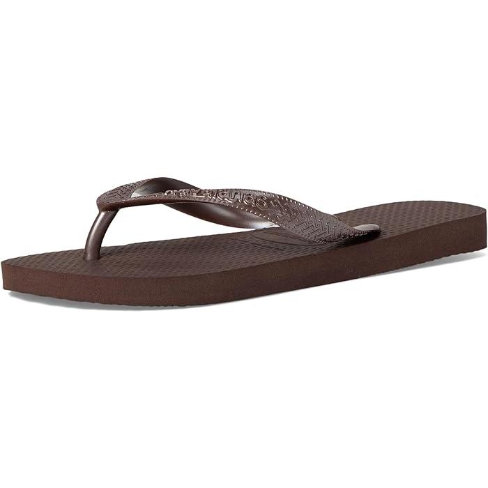 (取寄) ハワイアナス レディース トップ ティラス サンダル Havaianas women Top Tiras Sandals Dark Brown havaianas（ハワイアナス） (取寄) レディース トップ ティラス