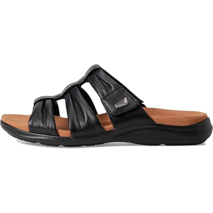 (取寄) クラークス レディース キトリー スライド Clarks women Kitly Slide Navy Leather Clarks（クラークス） (取寄) レディース キトリー スライド Clarks