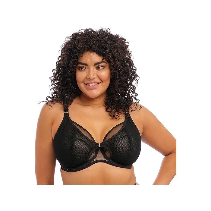 (取寄) エロミ レディース キンタイ メッシュ アンダーワイヤー elomi women elomi Kintai Mesh Underwire Black P最大17倍1/1限定 (取寄) エロミ レディース キンタイ メッシュ
