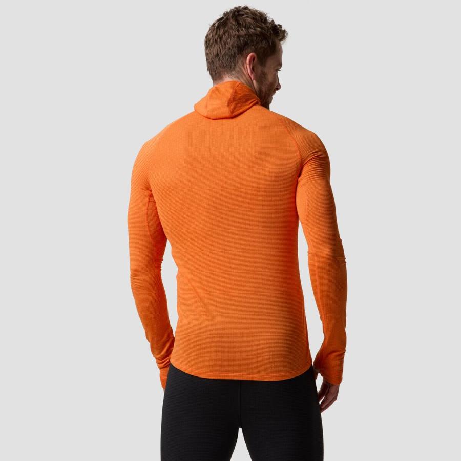 (取寄) バックカントリー メンズ パインズ ベースレイヤー— バラクラバ トップ - メンズ Backcountry men Pines Microgrid Ultra-LT Baselayer Balaclava Top - Men's Boundary Orange 取寄) バックカントリー パインズ ベースレイヤー― バラクラバ トップ