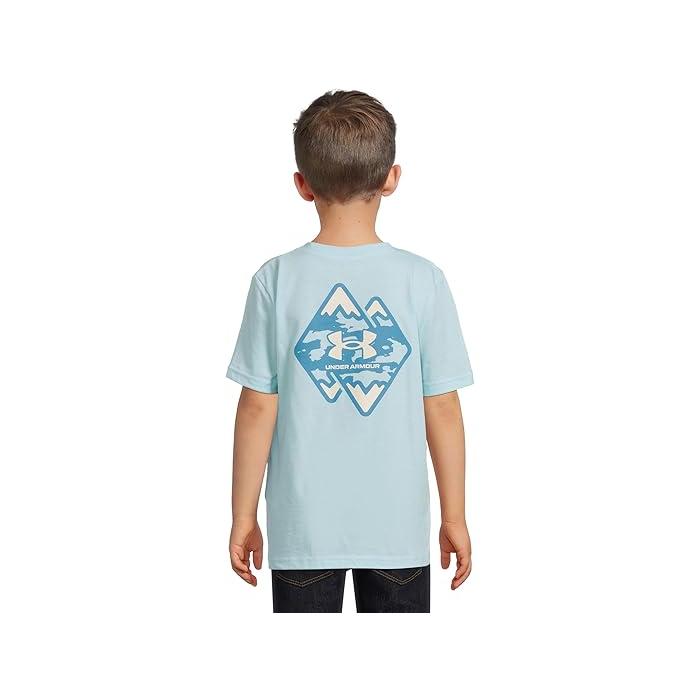 (取寄) アンダーアーマー キッズ メンズ グリット マウンテン ティー (ビッグ キッド) Under Armour Kids men Grit Mountain Tee (Big Kid) Pitch Grey UNDER ARMOUR（アンダーアーマー） (取寄) キッズ ボーイズ マウンテン
