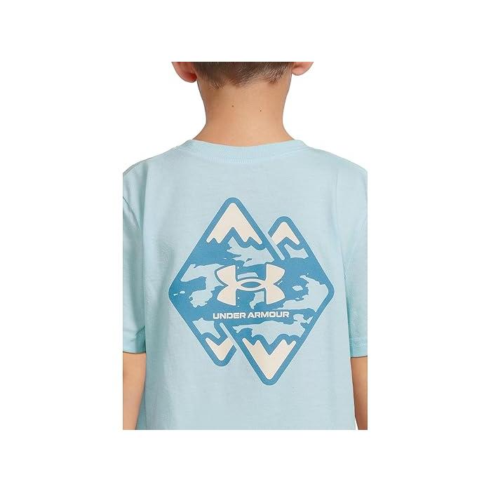 (取寄) アンダーアーマー キッズ メンズ グリット マウンテン ティー (ビッグ キッド) Under Armour Kids men Grit Mountain Tee (Big Kid) Pitch Grey UNDER ARMOUR（アンダーアーマー） (取寄) キッズ ボーイズ マウンテン