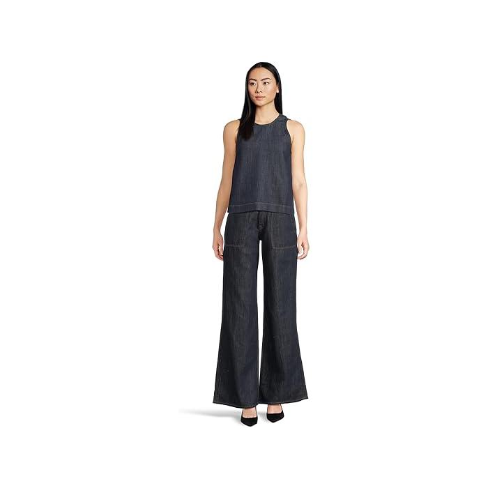 (取寄) セブンフォーオールマンカインド レディース スリーブレス トップ 7 For All Mankind women Sleeveless Top Blueberry 7 For All Mankind (取寄) セブンフォーオールマンカインド