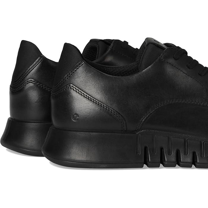 (取寄) エコー メンズ グルーブ スタジオ プレーン トゥ スニーカー ECCO men Gruuv Studio Plain Toe Sneaker Black/Black | ecco | 05
