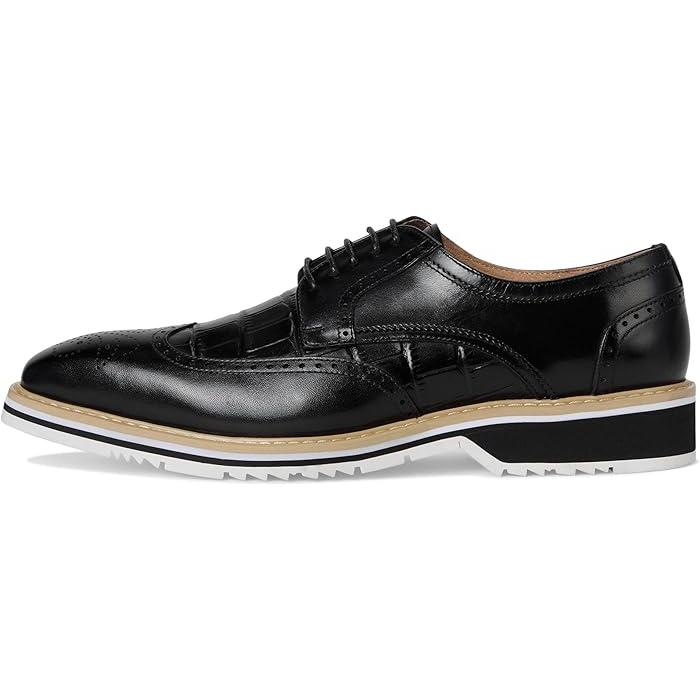 (取寄) ステイシー アダムス メンズ バーモント ウイング ティップ レース-アップ Stacy Adams men Beaumont Wing Tip Lace-Up Black 取寄) ステイシー アダムス メンズ バーモント ウイング ティップ