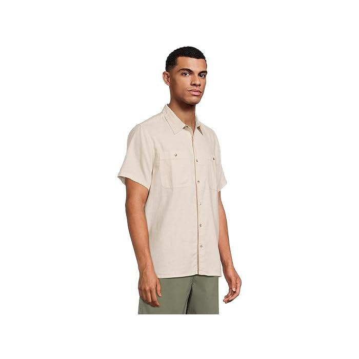 (取寄) トードアンドコー メンズ タージ ヘンプ ショート スリーブ シャツ Toad&Co men Taj Hemp Short Sleeve Shirt Oatmeal 取寄) トードアンドコー メンズ タージ ヘンプ ショート スリーブ