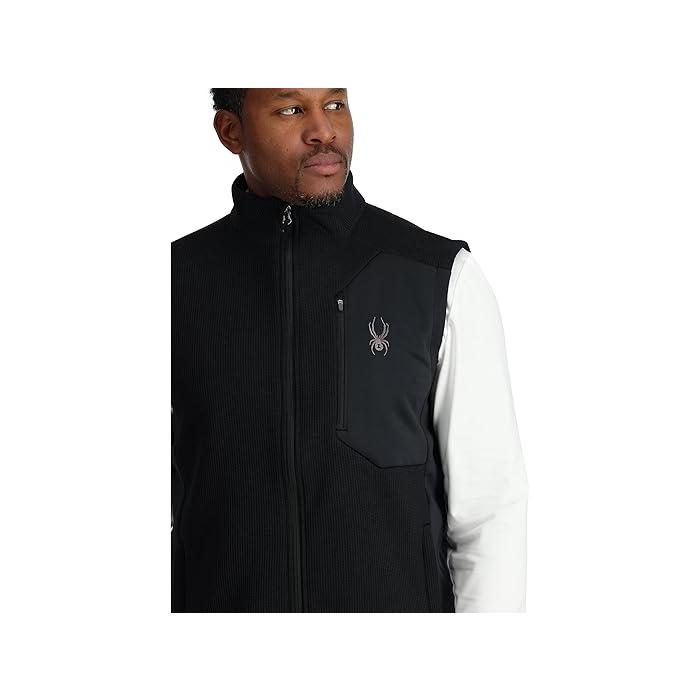 (取寄) スパイダー メンズ バンディット ベスト Spyder men Spyder Bandit Vest Black スパイダー P最大17倍1/1限定 (取寄) メンズ バンディット ベスト