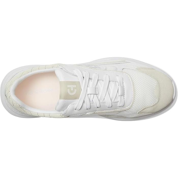 (取寄) コールハーン レディース グランドプロ ランナー Cole Haan women Grandpro Eleeana Runners White Leather/Silver Birchsuede COLE HAAN（コールハーン） P最大17倍1/1限定 (取寄) レディース