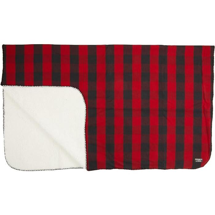 P最大16倍5/31限定 (取寄) エルエルビーン フランネル シェルパ スロー L.L.Bean L.L.Bean Flannel Red｜jetrag｜02