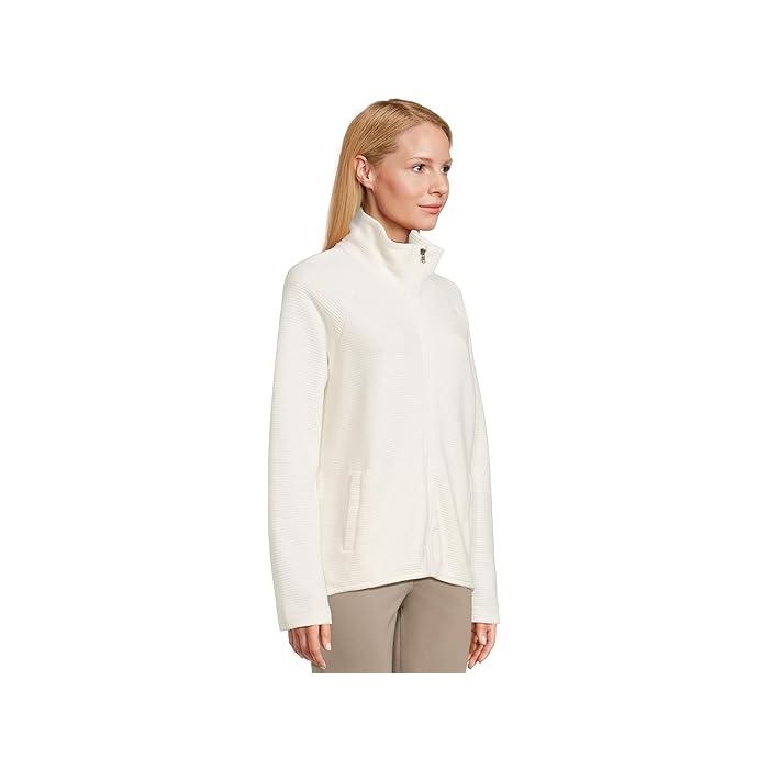 (取寄) エルエルビーン レディース レイクウォッシュド ダブルニット フル-ジップ L.L.Bean women Lakewashed Double-Knit Full-Zip Sea Salt