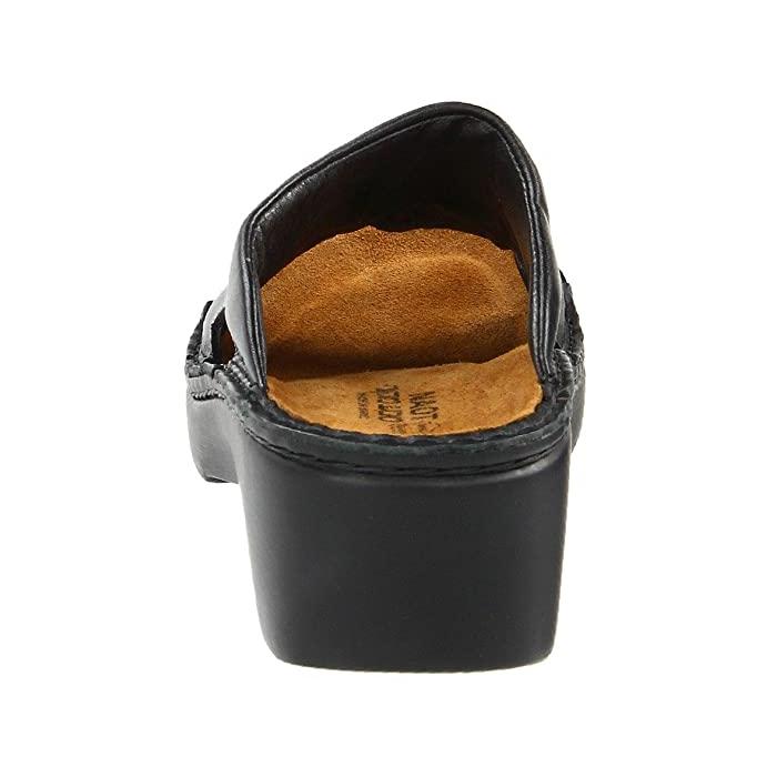 取寄) ナオト レディース ローマ Naot women Rome Black Matte Leather