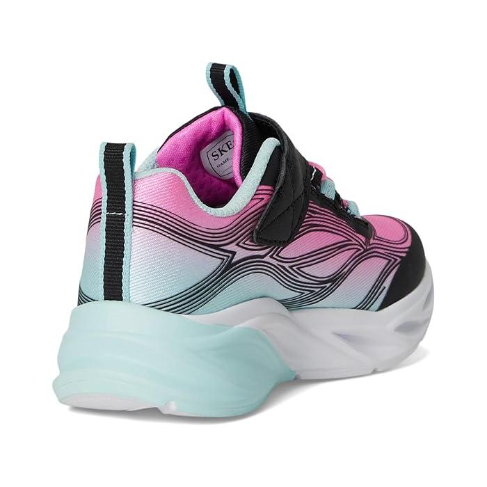 みんなが選んでる！(取寄) スケッチャーズ スニーカー キッズ ガールズ コズミック グロウ SKECHERS KIDS girls Cosmic Glow 303712L Black/Multi 微調整可能