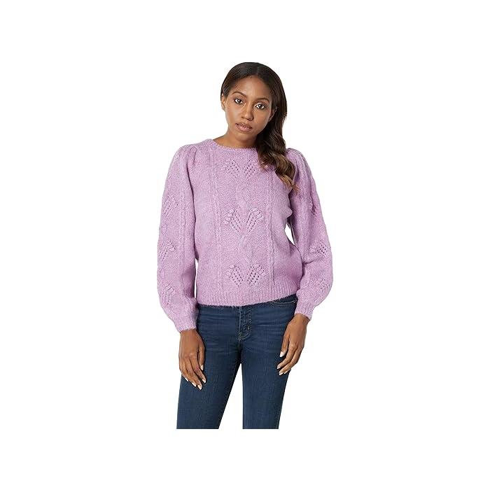 (取寄) ハットレイ レディース ブルーミング ケーブル セーター Hatley women Blooming Cable Sweater Faded Port Hatley（ハットレイ） (取寄) レディース ブルーミング ケーブル
