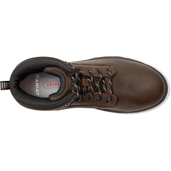 (取寄) アリアット メンズ ターボ 6 ウォータープルーフ ワーク ブーツ Ariat men Turbo Duratread 6