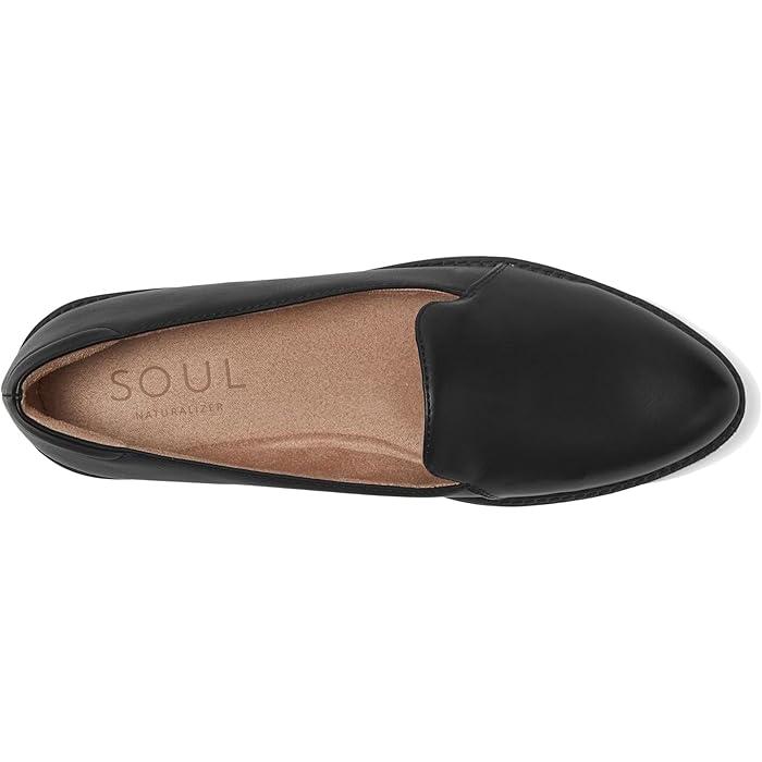 (取寄) ナチュラライザー レディース ソウル - Naturalizer women Naturalizer SOUL Naturalizer - Yippee Black Faux Leather Naturalizer（ナチュラライザー） (取寄) レディース ソウル