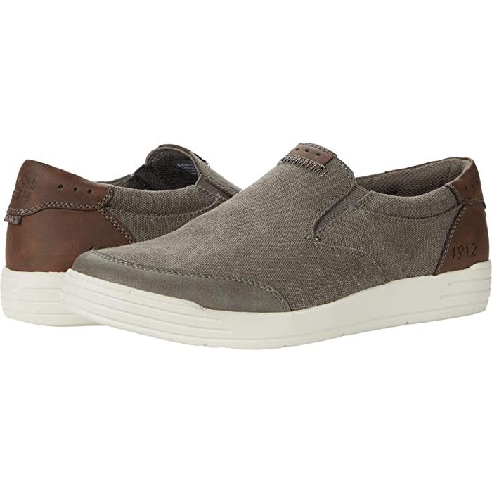 (取寄) ナン ブッシュ メンズ シティ ウォーク キャンバス モック トゥ スリッポン Nunn Bush men City Walk Canvas Moc Toe Slip-On Cement 取寄) ナン ブッシュ メンズ シティ ウォーク キャンバス モック トゥ