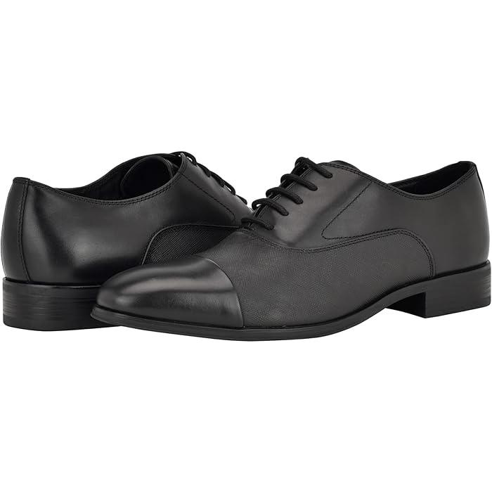 (取寄) カルバンクライン メンズ ドリュー   men Drew Black Leather Calvin Klein（カルバン・クライン） P最大17倍1/1限定 (取寄) メンズ