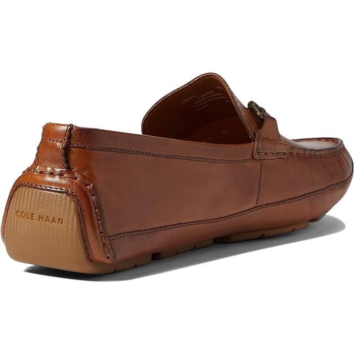 COLE HAAN Wyatt Bit Driver dark brown driving loafers, retail
