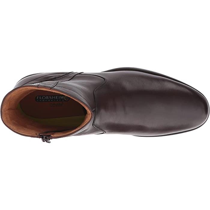(取寄) フローシャイム メンズ ミッドタウン プレーン トゥ ジップ ブーツ Florsheim men Midtown Plain Toe Zip Boot Brown Smooth P最大17倍1/1限定 (取寄) フローシャイム メンズ ミッドタウン