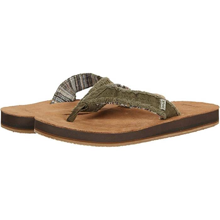 (取寄) サヌーク メンズ フレイド ノット ソフト トップ Sanuk men  Fraid Not Soft Top Dark Olive sanuk（サヌーク） (取寄) メンズ フレイド ノット ソフト トップ