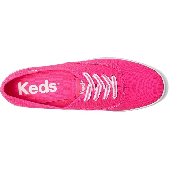 (取寄) ケッズ レディース チャンピオン シーズナル Keds women Champion Seasonal Raspberry Canvas Keds（ケッズ） P最大12倍12/30限定 (取寄) レディース チャンピオン