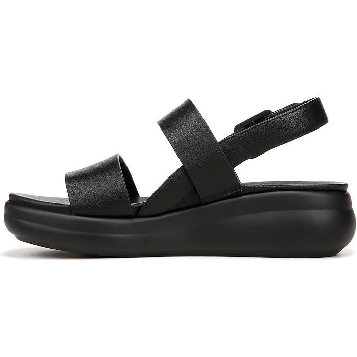 (取寄) ナチュラライザー レディース コースト スリングバックス Naturalizer women Naturalizer Coast Slingbacks Tumbled Black Faux Leather 取寄) ナチュラライザー レディース コースト スリングバックス