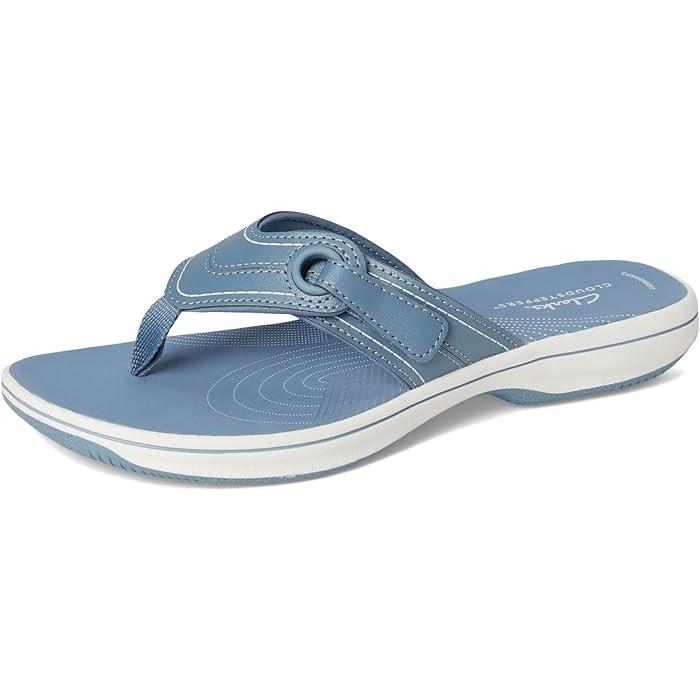 (取寄) クラークス レディース ブリーズ レイナ Clarks women Breeze Reyna Sky Blue Synthetic Clarks（クラークス） (取寄) シューズ レディース ブリーズ レイナ