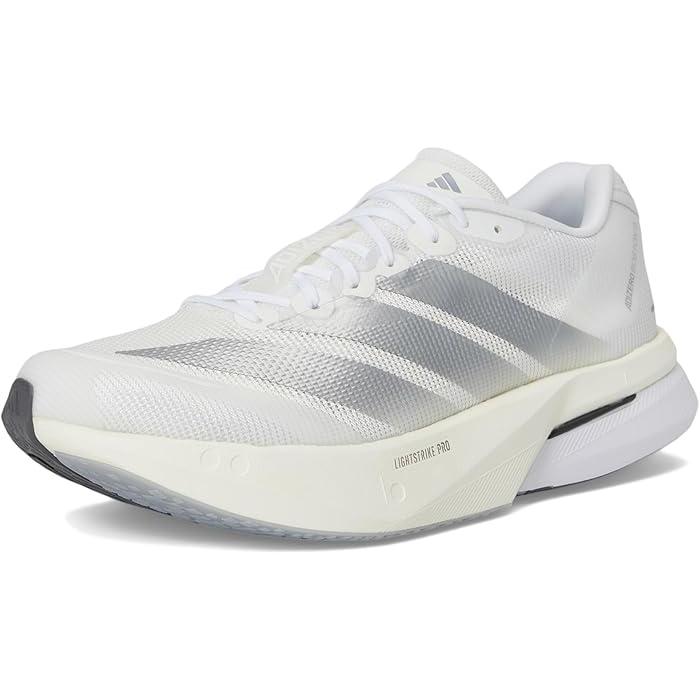 ほぼ新品❤️アディダス 定価約2.8万 アディゼロ ランニングシューズ 26.5 新品 adidas アディゼロボストン12WIDE ランニングシューズ 黒 23