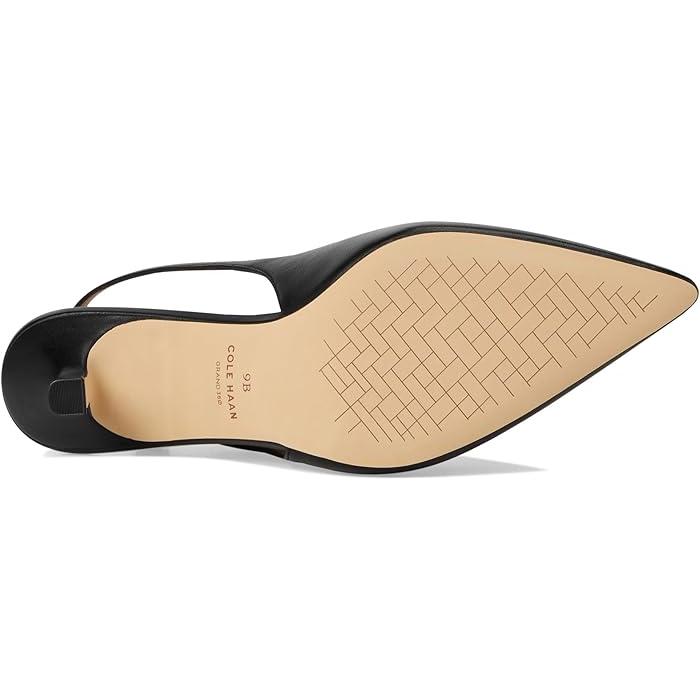 (取寄) コールハーン レディース スリング バック パンプス Cole Haan women Hansell Sling Back Pumps Black Leather COLE HAAN（コールハーン） P最大17倍1/1限定 (取寄) レディース