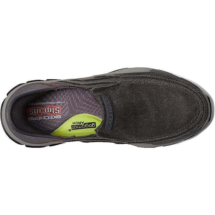 (取寄) スケッチャーズ スニーカー メンズ リスペクテッド ハンズ フリー スリップインズ SKECHERS men Respected Holmgren Hands Free Slip-Ins Charcoal｜jetrag｜02