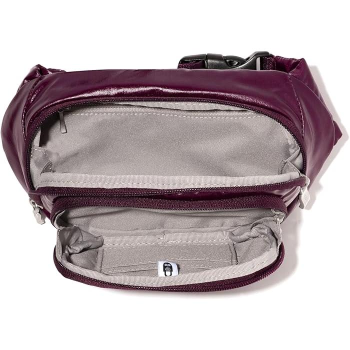 (取寄) バッガリーニ レディース オン ザ ゴー ベルト バッグ ウェスト パック Baggallini women Baggallini On The Go Belt Bag Waist Pack Black Gloss Ripstop 取寄) バッガリーニ レディース オン ザ ゴー ベルト バッグ ウェスト