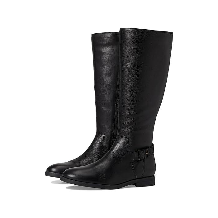 (取寄) バイオニック レディース ロシェル ジップ トール ブーツ VIONIC women Rochelle Zip Tall Boots Black Tumbled Leather vionic（バイオニック） P最大17倍1/1限定 (取寄) レディース ロシェル