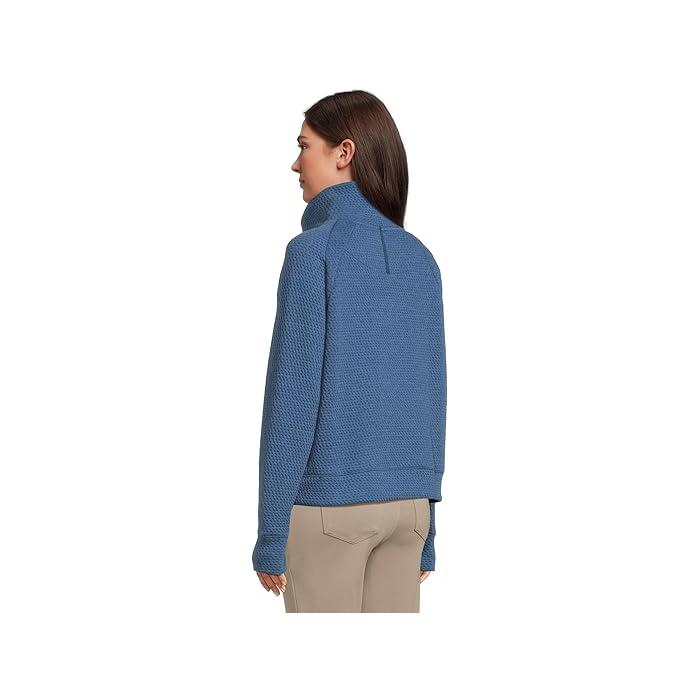 (取寄) エルエルビーン レディース リッジニット ハーフ ジッパー プルオーバー L.L.Bean women Ridgeknit Half Zipper Pullover Dark Marine Blue