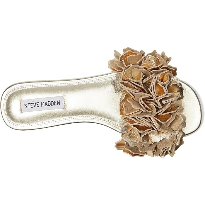 (取寄) スティーブマデン レディース フロー Steve Madden women Flo Gold Leather 取寄) スティーブマデン レディース フロー シューズ 靴 Steve Madden