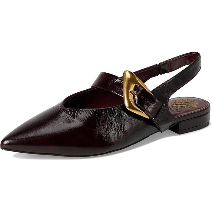 取寄) ヴィンスカムート レディース バックル スリングバック フラッツ